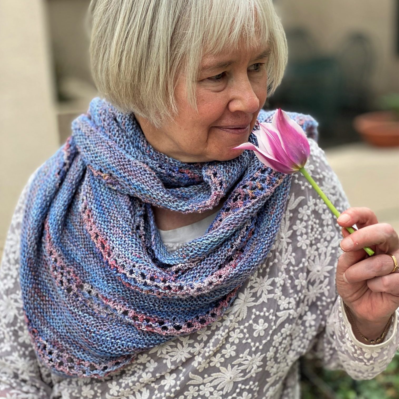 Imagination Shawl Shirley Scaled Shirley - Lambspun Owner